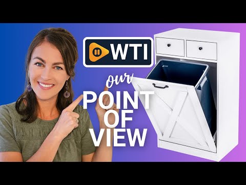 13 Gallons Tilt Out Trash Can Cabinet - WTI product video review