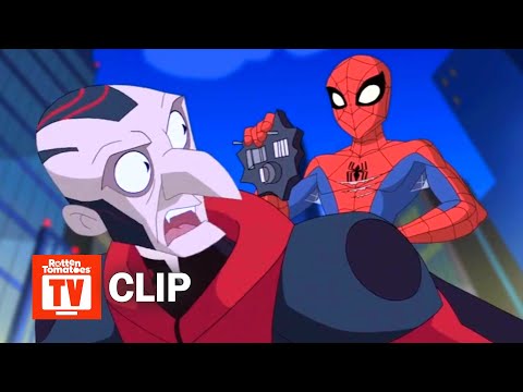 The Spectacular Spider-Man (2008) - Spider-Man vs. Vulture & the Enforcers Scene (S1E1)
