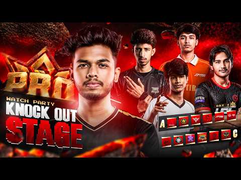 Knockout Stage Day 3 | FFBPL S4 | Free Fire Esports Bangladesh  ll WATCH PARTY WITH NEJAD