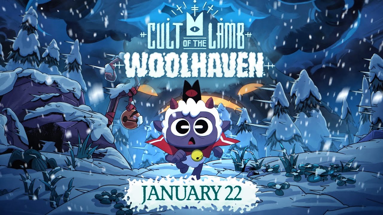 Cult of the Lamb | Woolhaven Release Date Trailer | Launching on January 22