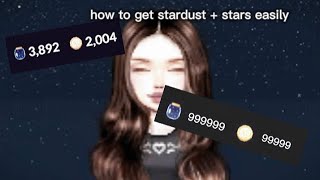 how to get stardust + stars on Everskies