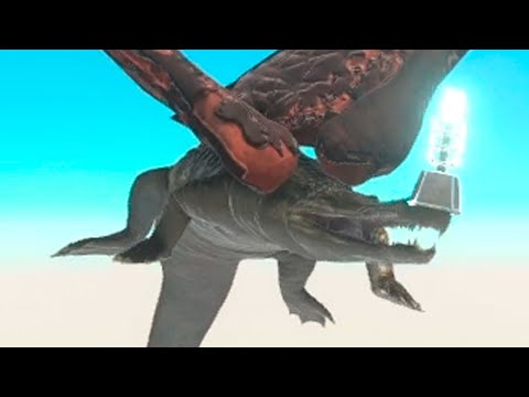 Flying PURUSSAURUS vs EVERY UNIT - Animal Revolt Battle Simulator