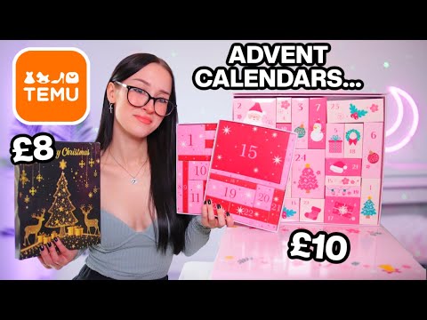 UNBOXING *CHEAP* ADVENT CALENDARS FROM TEMU...
