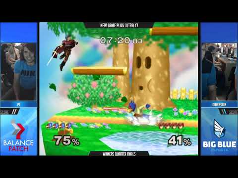 NGPU 47 SSBM - PJ (Falco) vs. Dimension (Marth) - Melee WQF