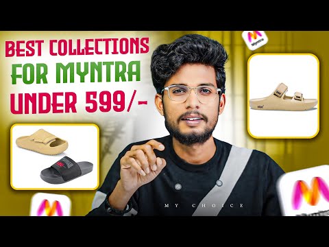 05 Best SLIDERS/FLIP FLOP from 500 for Men 🔥 myntra l my choice