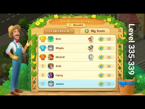 Gameplay Gardenscapes Level 335-339
