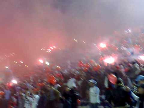 "Historico recibimiento. Nacional vs Estudiantes" Barra: La Banda del Parque &bull; Club: Nacional