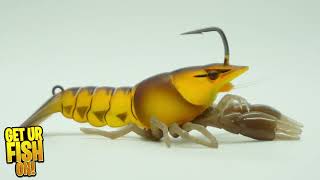 LiveTarget Live Craw Slow Sinking Bass Fishing Lure