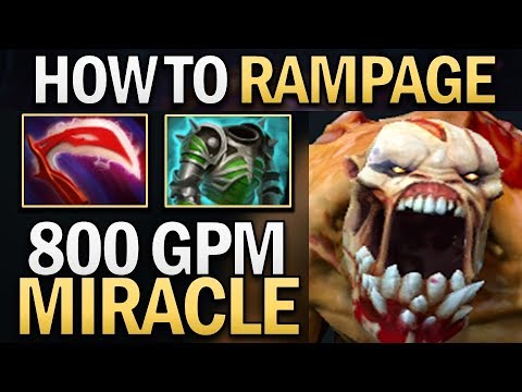 HOW TO RAMPAGE WITH MIRACLE LIFESTEALER - DOTA 2 GAMEPLAY
