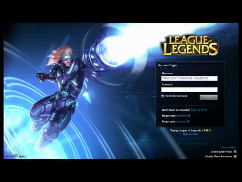 League of Legends Pulsefire Ezreal Login Screen + Music