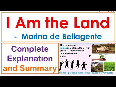 I am the Land | Complete Poem Explanation with Summary | S S L C | Simple and Easy Method |