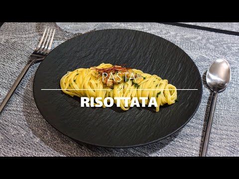 Pasta Risottata | Linguine with Clams | Linguine Alle Vongole in Bianco  Risotto-style Pasta Recipe