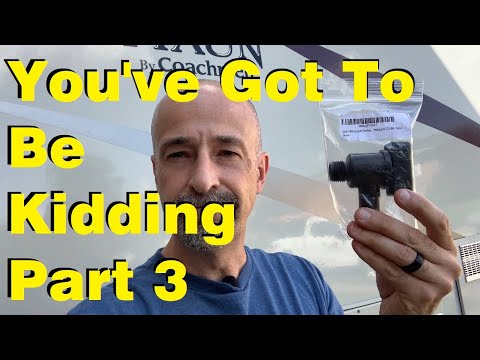 RV Vacuum Breaker Valve Repairs | Coachman Leprechaun 260 DS