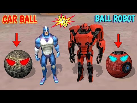 Car Ball vs Ball Transformer rope hero vice town new update ||rope hero vice town version 6.3