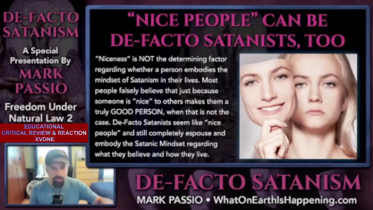 Mark Passio: Satanism