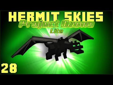 xisumavoid - Hermit Skies 28 Automated Ender Dragon Farm (Project Ozone Lite Skyblock Modded Minecraft)