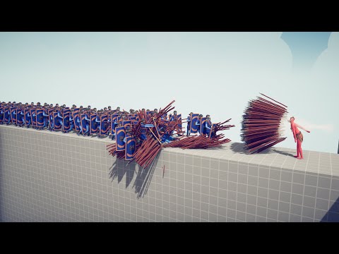 SPEAR THROWER GOD BRIDGE LAST STAND - Totally Accurate Battle Simulator