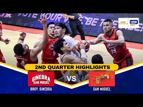 BRGY. GINEBRA vs. SAN MIGUEL | 2ND QUARTER HIGHLIGHTS | SEMIS GAME 5 | PBA SEASON 50 PHILIPPINE CUP