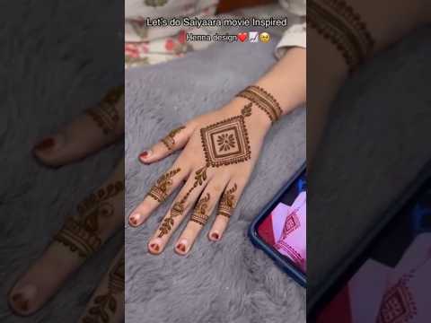 saiyara special mehandi design 🌿🌿 #mehndi #creativehenna #artisticvibes #mehandi #saiyaara #trending
