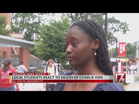 Members of NC State's TPUSA chapter react to Charlie Kirk's death