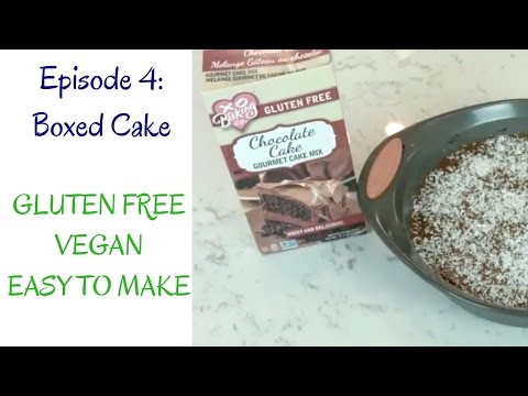 Quick and Delicious Gluten Free Vegan Cake from a Box