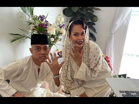 Tertunda dua bulan... akhirnya Joe Flizzow selamat jadi suami Marini Ramlan