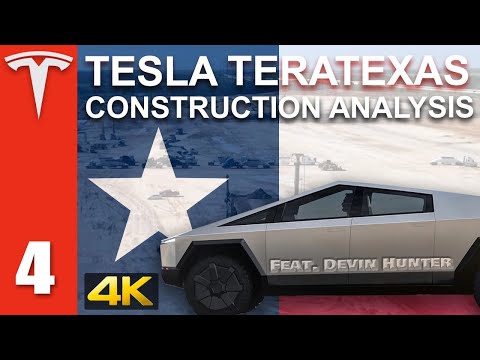 Tesla Giga Texas - Construction Analysis Ep.4-1/10/21 - DEVIN HUNTER - SNOW DELAYS - CONCRETE INFO!