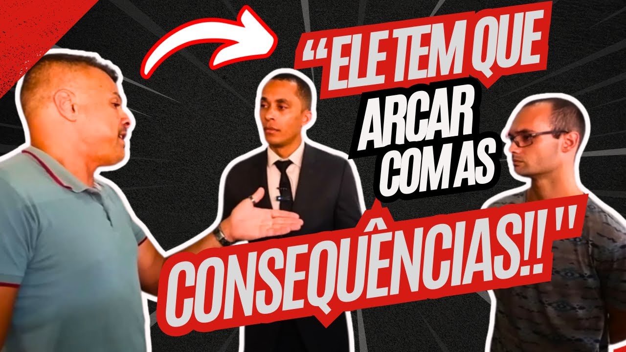 Proprietário TENTA DÁ AULA JURÍDICA ao BEN MENDES durante reportagem