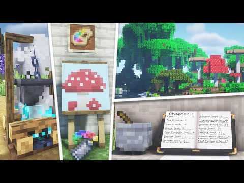 INCREDIBLE Minecraft Mods for 1.17.1 - 1.16.5 Magic School, Painting & Epic World Generation