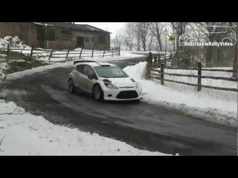 Testy przed 41 Rajdem Świdnickim 2013 Jarosław Kołtun - Ford Fiesta S2000