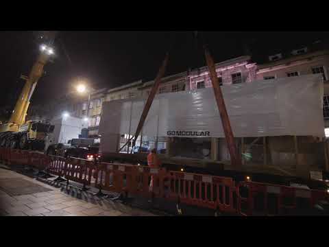 Go Modular Technlogies lifts modular homes into former Bristol nightclub