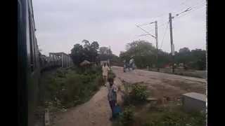 preview picture of video 'Dwijendra Lal Roy Setu on Churni River, Ranaghat Nadia - Kalinarayanpur Junction Station'