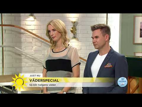 "Kraftiga regnskurar - ett 40-tal hushåll översvämmade" - Nyhetsmorgon (TV4)