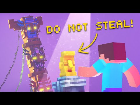 I stole an ancient artifact in Minecraft!