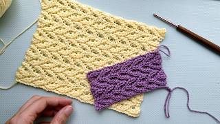 The Prettiest Crochet Lace Stitch You've Never Seen | Full Tutorial