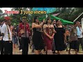 TRADITIONAL WEDDING PROCESSION IN THE DAYAK VILLAGE OF KALIMANTAN Borneogo Kalimantan