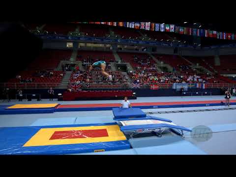 THOMAS Braida (AUS) - 2017 Trampoline Worlds, Sofia (BUL) - Qualification Double Mini Routine 2