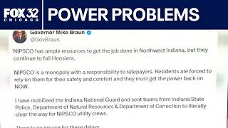 Indiana gov blasts NIPSCO as residents face nearly 2 weeks without power