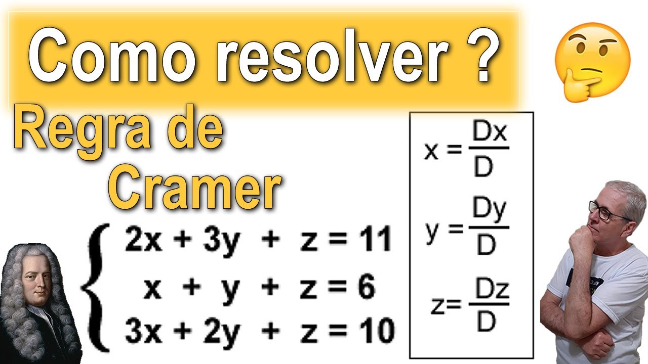 GRINGS - REGRA DE CRAMER (SISTEMA DE EQUAÇÕES )