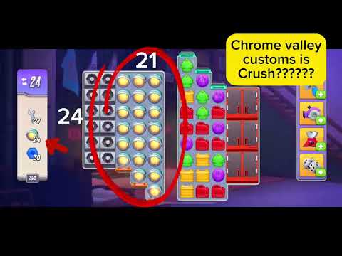 How to pass Chrome valley customs game on Level 328?  stuck level