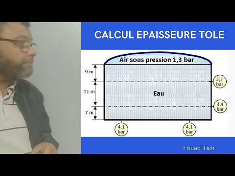 , title : 'Video N°126 COMMENT CALCULER L'EPAISSEUR DE LA TOLE D'UN RESERVOIR'