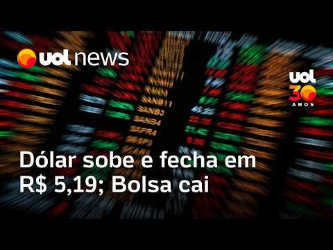 Dólar sobe e fecha em R$ 5,19; Bolsa cai após inflação de janeiro