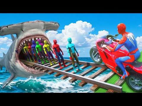 Spider-Man Rescue batman vs iron man vs venom funny Game GTA 5 superheros - Spider cool ss6