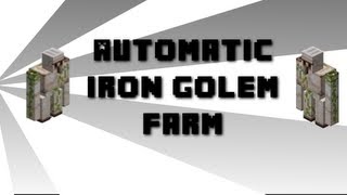 MINECRAFT FARMS 1.8 READY SMP - Automatic Iron Golem Farm