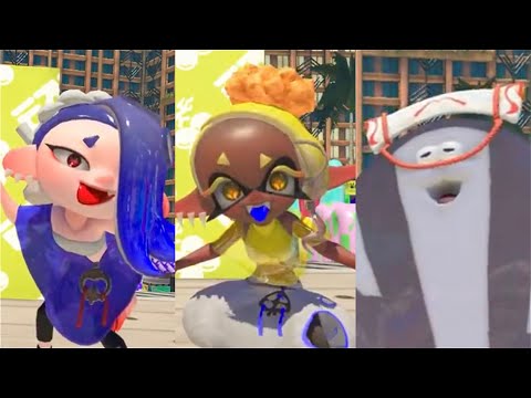 Splatoon 3 Deep Cut Amiibo Poses!