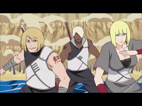 Darui vs kinkaku ginkaku.( Kinkaku berubah kyuubi) sub indo