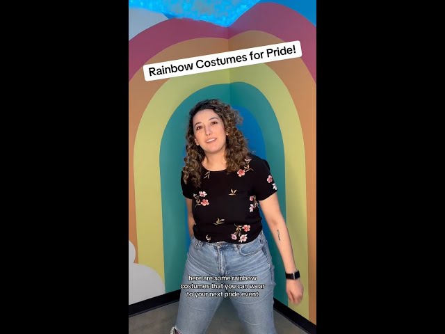 Vídeo relacionado con Kkluno Disfraz Arcoíris Mujer - Disfraz Carnaval Arco Iris con Falda de Tul Arcoíris Cintas para el Pelo Tirantes Gafas Calcetines Hasta la Rodilla Multicolor y Guantes para Carnaval Cosplay Fiestas