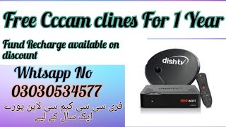 FREE CLINE CCCAM 2021 TO 2022 || FREE CLINE FOR 1 YEAR || FREE AIRTEL HD 108 FREE CLINE