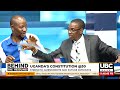 Ssemujju Nganda Faces Off With Attorney General Kiryowa Kiwanuka Over RULE OF LAW On TV SET