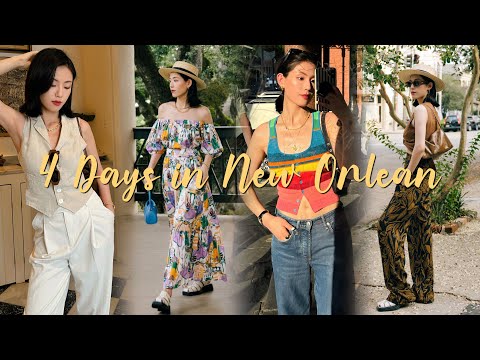 新奥尔良之旅｜度假穿搭分享｜品尝美国南部特色美食｜沼泽地看鳄鱼｜探访橡树庄园｜SUGGY